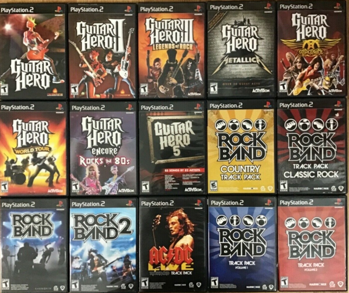 GUITAR BAND PLAYSTATION 2